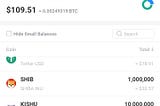 My Coin Investment
