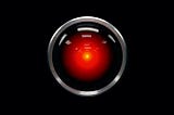 HAL, the antagonist from Stanley Kubrick’s 1968 classic “2001: A Space Odyssey”.