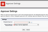 Setting a Delegated Approver in Salesforce