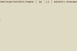 Query and Transform JSON data with JQ: real world examples