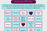 Wellness Wins: Discover Self-Care Bingo for Women Leaders