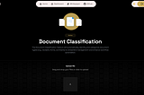 Advancing Document Understanding: Integration of Document Classification on the Platform