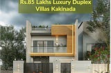 Iresh Homes Parameswara Rs.85 Lakhs Luxury Duplex Villas Kakinada