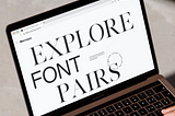 Putting AI to work: The magic of typeface pairing.