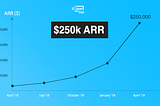 365 days of growth — from 0 to $250k ARR