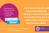 “Be About It” — Modeling healthy relationships for Teen Dating Violence Awareness Month