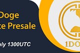 1Doge Private Presale update