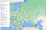 Solo London to India motorcycle trip: [Russia] riding north towards Kazan: Volgograd — Saratov —…