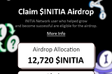 The Biggest Mistake You Can Make, Skipping Initia Airdrop