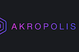 Analysis and Investment in Akropolis