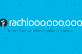 Rachio + You = 1 Billion Gallons Saved