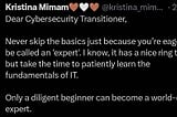 Breaking into Cybersecurity: My Transition Journey