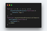 Asynchronous Process inside For loop (JS#1)