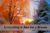 Everything is Just for a Season