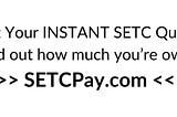 SETC Tax Credit calculator