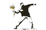 Flower Thrower — Banksy