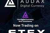 AUDAX Now Listed on STEX.COM