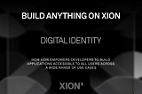 MEMBANGUN APA SAJA DI XION: Identitas Digital