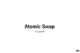 0から始めるAtomic Swap