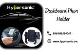 How to install a dashboard phone holder?