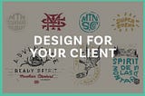 Design For Your Customer, Not For Other Designers.