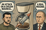 Political Satire about the Russia Ukraine war. But sometimes the propaganda becomes the story. That’s exactly what happened when Russian cruise missiles slammed into a U.S.-owned factory in western Ukraine. That strike wasn’t just about bricks and steel — it was about narrative. About how each side spins the story to mislead the public, to signal to their enemies, and to send a very real threat without saying a word.