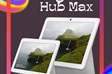 The future of smart living is here with the Google Nest Hub Max 10″.