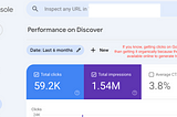 Getting 59,200 Clicks on Google Discover Was Not Easy