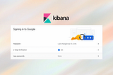 Google app password for Kibana email connector