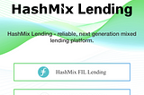 FIL token Lending on HashMix