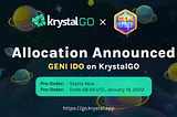 Results & Guide to Token Sale: GemUni IDO on KrystalGO