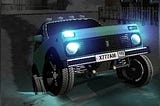 GTA San Andreas LADA NIVA 21213-winter For PC