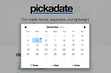 Datepickers and Directives for AngularJS