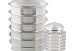 Holy Communion Ware 6 Wine Serving Trays with a Lid & 6 Stacking Bread Plates with a Lid —…