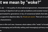 “Worth it or Woke” ain’t worth shit