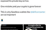 The Connecter — One Mistake. Your crypto is gone forever.: Why Web3 Needs to Rethink Security