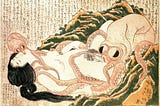 El sueño de la esposa del pescador (Hokusai, 1814)