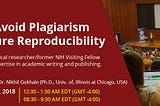 Enago Academy’s Third Webinar: How to Avoid Plagiarism and Ensure Reproducibility
