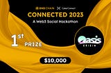 Oasis Origin Won 1st Prize in BNB CHAIN & CyberConnect Connected2023 Web3 Social Hackathon…