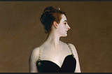 Madame X (Madame Pierre Gautreau), John Singer Sargent, 1884. [Detail]