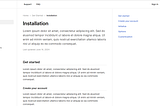 A table of contents for my Webflow template — Netdocs