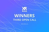 XR4ALL 3rd Open Call Winners: Projects Selected for Phase 2