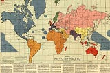 1942 Outline of the Post-War New World Map