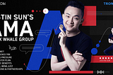 An Ask-Me-Anything (AMA) session with Justin Sun in TRX Whale Telegram group