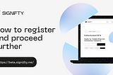 How to register and edit your profile on https://beta.signifty.me/ 🦄