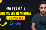 How To Create Videos For YouTube Using A.I And Earn Money.