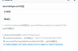 How to find Uniswap v3 TWAP using Etherscan