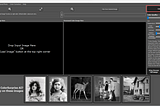 The screenshot highlights ‘Load Image’ button from which user can load black and white image in Pixbim Color Surprise AI.