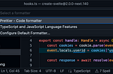 Format and Lint Code on File Save