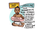 Infancy baby holding up stage 1